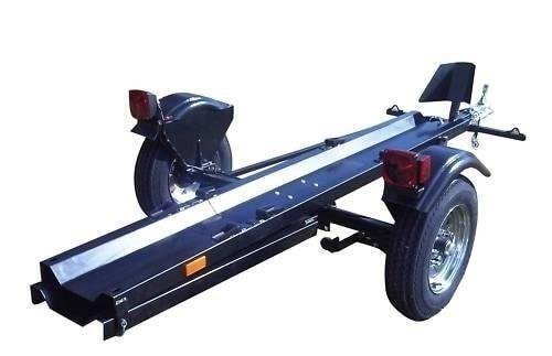 ACE Single Rail Folding Motorcycle Trailer