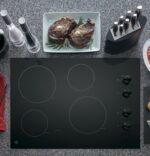 GE 30" Built-In Knob Control Electric Cooktop JP3030DWBB - Image 6