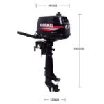 Hangkai Water Cooled 2 Stroke 6HP Outboard Motor Petrol Powered Engine - Image 2