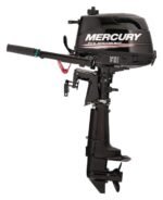 Mercury 5hp Tiller FourStroke Outboard Motor - 15" Shaft, Manual Tilt/Trim, Manual Start