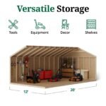 Little Cottage Co Value Gable Wood Shed Kit - Image 8