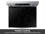 Samsung 6.3 Cu. Ft. Smart Freestanding Electric Range NE63A6311SS - Image 5
