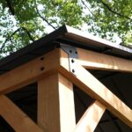 JOYSIDE 15 ft. x 13 ft. Solid Cedar Wood Outdoor Patio Hardtop Gazebo - Image 5