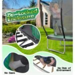 SkyBound 6ft outdoor Trampoline without springs, toddler springless trampoline with net for Kids and Adults, springless Trampoline with Enclosure for Backyard Indoor and Outdoor - Image 3