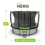 JumpFlex Hero Round Outdoor Backyard Trampoline - Image 2