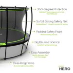 JumpFlex Hero Round Outdoor Backyard Trampoline - Image 4