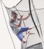 Vuly Safe Outdoor Trampoline Round Springless Trampolines With Safety Enclosure Net - Image 2