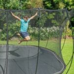 Springfree Kids 11 ft. Outdoor Large Square Trampoline with Enclosure - Image 6