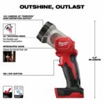MILWAUKEE Cordless Tool Combination Kit: 4 Tools, 18 V DC Volt, Battery Included, M18™, M18™, 2PYZ8 - Image 7