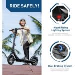 Hiboy X300 Electric Scooter, 700W Peak Motor, 12" Pneumatic Tires, 23 Mph & 38 Miles Range, Folding Commuter Electric Scooter for Adults - Image 2