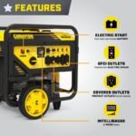 Champion Power Equipment 12,000-Watt Electric Start Dual Fuel Home Backup Portable Generator with CO Shield - Image 3