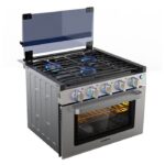 Camplux 17" RV Oven with 3 Burners Cooktop