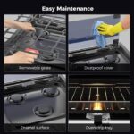 Camplux 17" RV Oven with 3 Burners Cooktop - Image 6