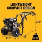DeWalt 3600 psi 2.5 GPM Cold Water Gas Professional Pressure Washer with Honda GX200 Engine - Image 2