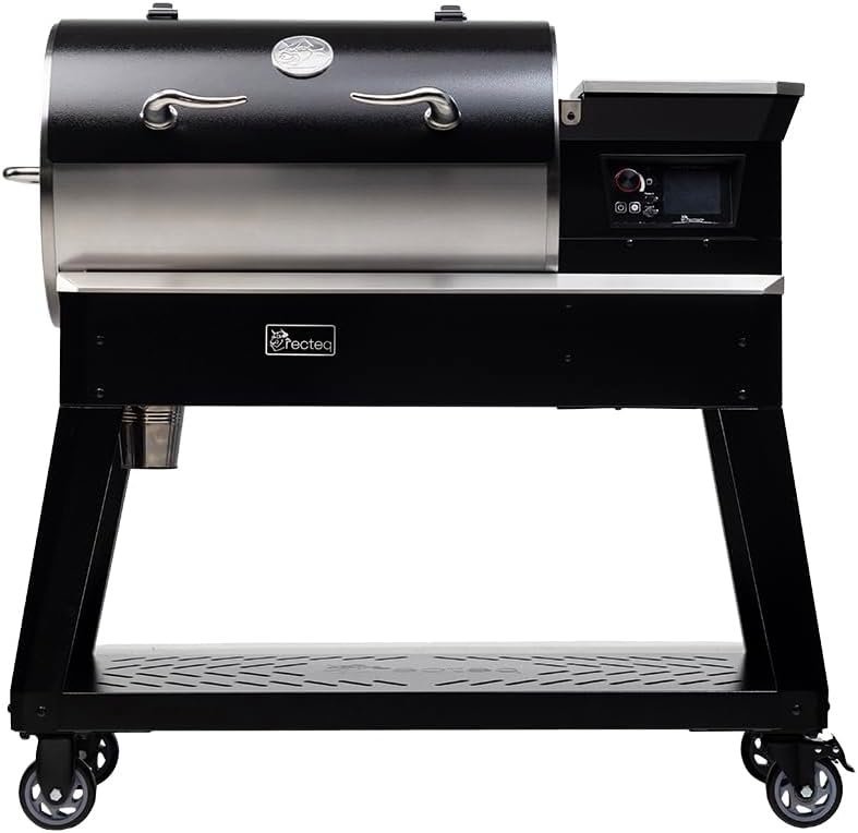 51LMS8rolkL._AC_SL1200_ Recteq Patio Legend 400 Pellet Smoker Grill - Image 1