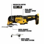DEWALT Cordless Tool Combination Kit: 6 Tools, 20 V DC Volt, Battery Included, 20V MAX* XR®, 31AC52 - Image 4