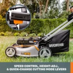 WORX Nitro 80V 21" Cordless Self-Propelled Lawn Mower - Image 3