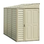 DuraMax Building Products 4-ft x 8-ft Sidemate Off-white Lean-to Vinyl Storage Shed