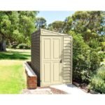 DuraMax Building Products 4-ft x 8-ft Sidemate Off-white Lean-to Vinyl Storage Shed - Image 5