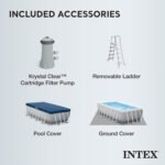 Intex Prism Frame 16' x 8' x 42' Rectangular Above Ground Pool Set - Image 5