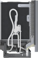 Bosch - 100 Series 24" Front Control Smart Built-In Hybrid Tub Dishwasher with PureDry, 50 dBA - Stainless Steel - Image 9