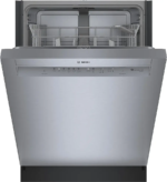 Bosch - 100 Series 24" Front Control Smart Built-In Hybrid Tub Dishwasher with PureDry, 50 dBA - Stainless Steel - Image 11