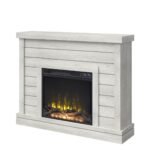 Alaya Wall Mounted Electric Fireplace Sand & Stable Finish - Image 4