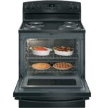 GE 30" Freestanding Electric Range JB256DMBB - Image 2