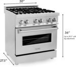 ZLINE 30" Dual Fuel Range RA30 - Image 7