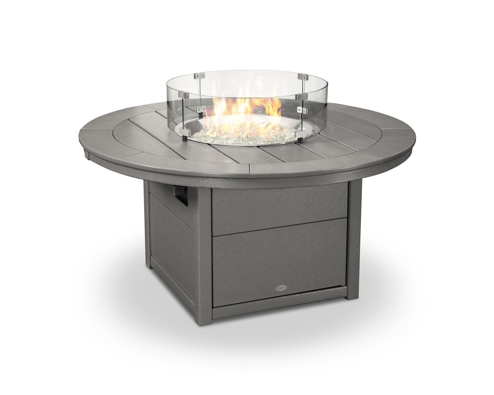 POLYWOOD 48" Round Fire Pit Table