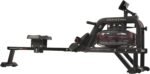 Sunny Health and Fitness Obsidian Surge Water Rowing Machine - Image 6