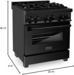 ZLINE Legacy 30" 4.0 Cu. Ft. Dual Fuel Range RAB-BR-30 - Image 7