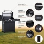 Monument Grills Denali 425 Black Smart Tech Propane Gas Grill - Image 7