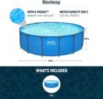 Bestway Steel Pro Max 15' x 48" Round Above Ground Pool Kit - Image 5