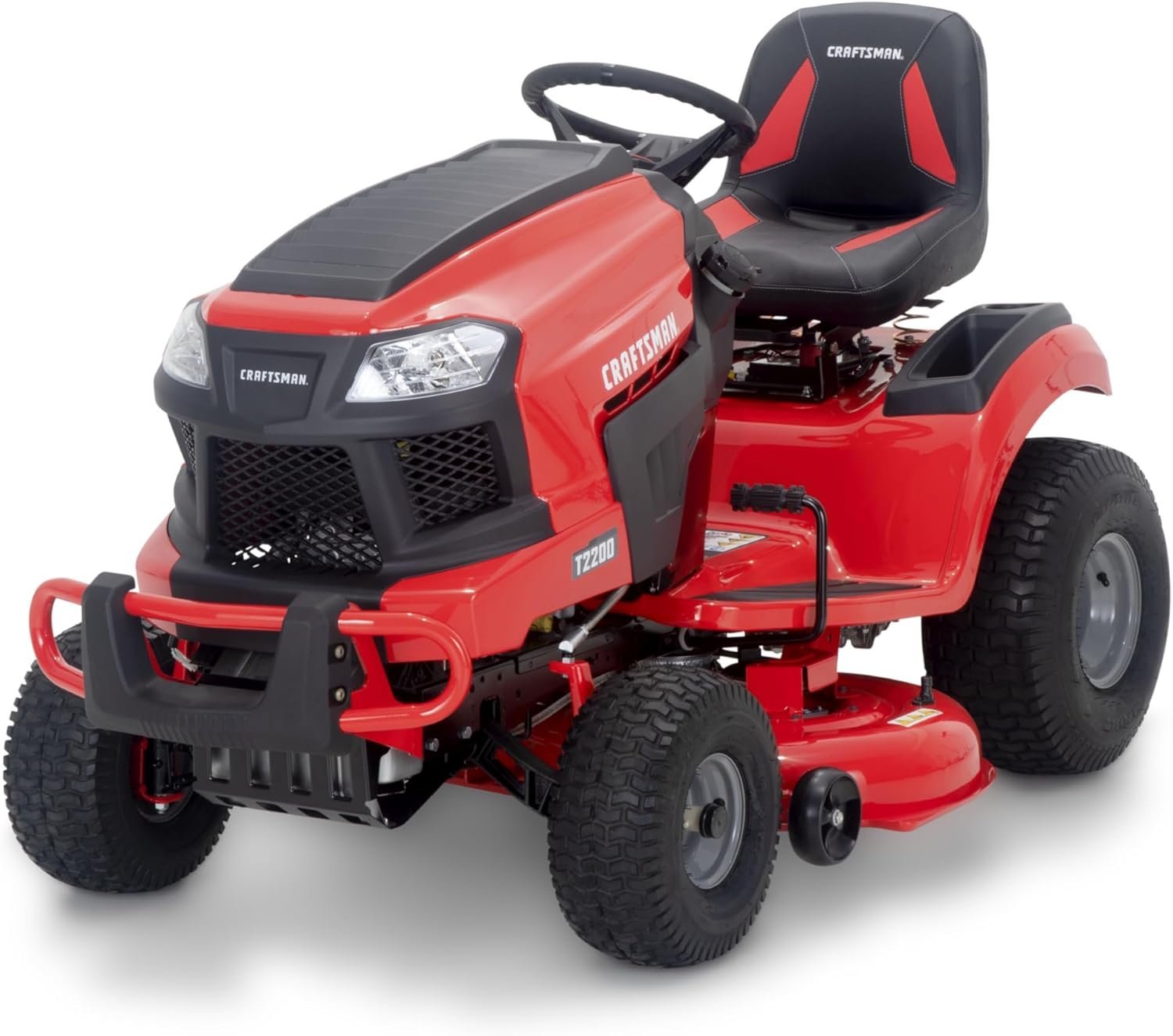 71iG5E4JBCL._AC_SL1500_ Craftsman T2200K 42-in 20 HP 725cc Hydrostatic Riding Mower - Image 1