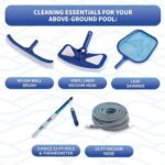 Blue Wave San Pedro 24-ft Round 52-in Deep 6-in Top Rail Above Ground Steel Wall Swimming Pool - Image 4