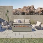 Real Flame Aegean 70" Rectangle Propane Fire Table - Image 6