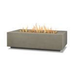 Real Flame Aegean 50" Rectangle Propane Gas Outdoor Fire Table - Image 4