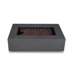 Real Flame Aegean 50" Rectangle Propane Gas Outdoor Fire Table - Image 8