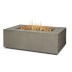 Real Flame Aegean 42" Rectangle Propane Gas Outdoor Fire Table