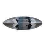 Brooklyn Kayak UH-FK184-GRY 9 ft. 2 in. Sit on Top Single Fishing Kayak Seat And Paddle - Grey Camo - Image 2