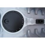 Brooklyn Kayak UH-FK184-GRY 9 ft. 2 in. Sit on Top Single Fishing Kayak Seat And Paddle - Grey Camo - Image 3