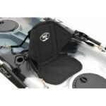 Brooklyn Kayak UH-FK184-GRY 9 ft. 2 in. Sit on Top Single Fishing Kayak Seat And Paddle - Grey Camo - Image 4