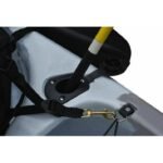 Brooklyn Kayak UH-FK184-GRY 9 ft. 2 in. Sit on Top Single Fishing Kayak Seat And Paddle - Grey Camo - Image 5