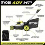 40V HP Brushless 21" Self-Propelled Multi-Blade Mower Kit - Image 4