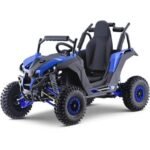 MotoTec Raider Kids UTV 48v 1200w Full Suspension Blue - Image 6
