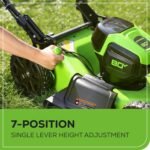 Greenworks 80V 21" Cordless Self-Propelled Lawn Mower - Image 3