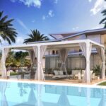 EROMMY 12'x24' Outdoor Louvered Pergola Gazebo