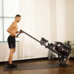 Sunny Health and Fitness Obsidian Surge Water Rowing Machine - Image 2