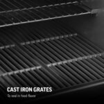 Char-Griller Texas Trio 3-Burner Dual Fuel Grill with Smoker - Image 2